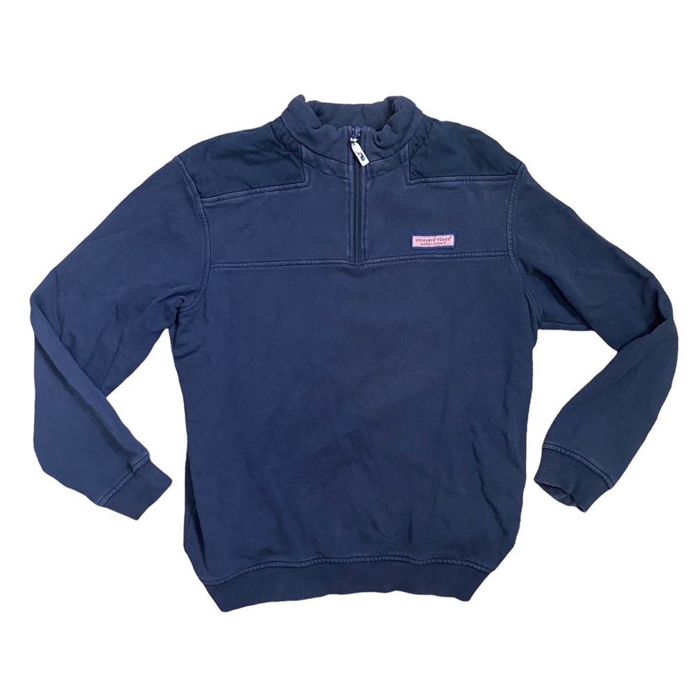 Vineyard Vines Pullover Quarter 1/4 Zip Sweater - Navy Blue - Men’s Small